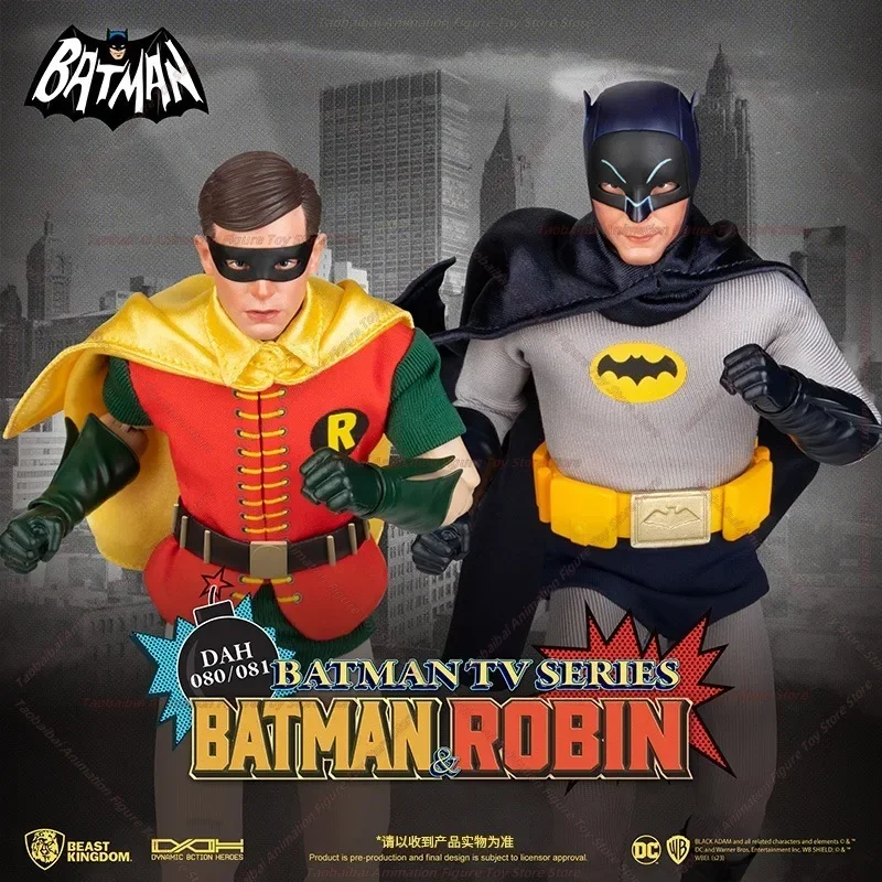 in Stock Beast Kingdom Batman 1966 Robin Movable Joints Soldier Trendy Figure Gift Movie Gift Original