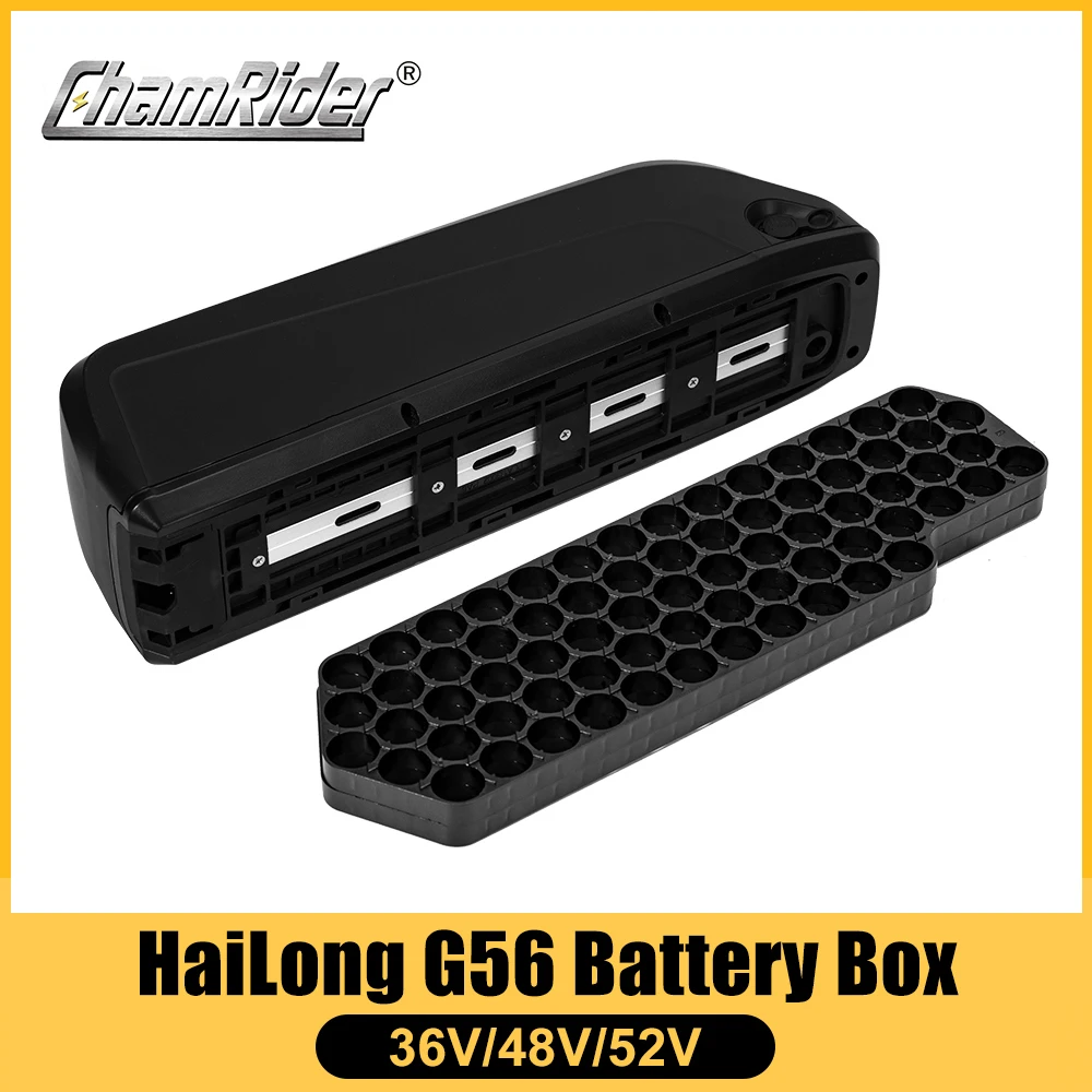 

ChamRider-HaiLong G56 Battery Box, Downtube Battery Case, Housing Down Tube, 18650 Cells, 10S5P, 13S4P, 14S4P