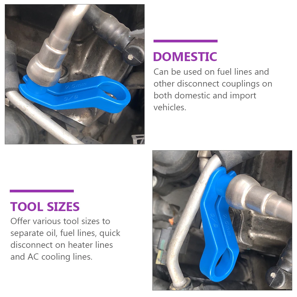 

7Pcs Fuel Line Disconnect Tool Conditioner Fluorine Pipe Remover ABS Material Car Repair Kit Fuel Line Disconnect Tool