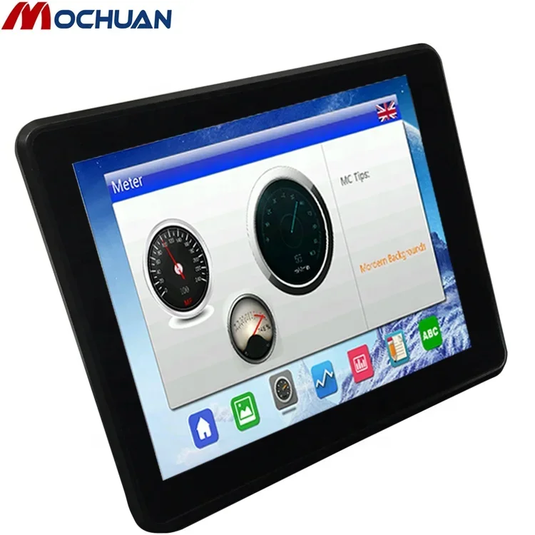 Modbus Rtu Tcp Rs485 Ethernet 10 Inch Hmi Operation Panel With Scada