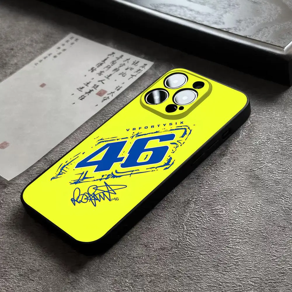 Moto Gp R-Rossi Cool 46 Phone Case For 14 Pro Max For Apple Iphone 16 15 Po Max 12 Mini 11 13 Pro Xr X Xs 8 7 Plus Back Cover