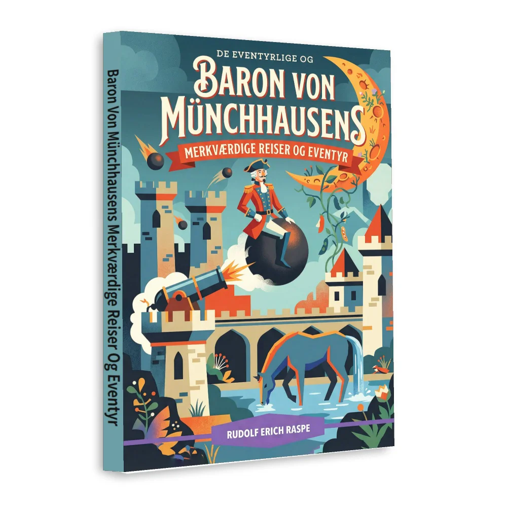 Las extraordinarias viajes y aventuras del barón von Münchhausen de Rudolf Erich Raspe, Edición en noruego