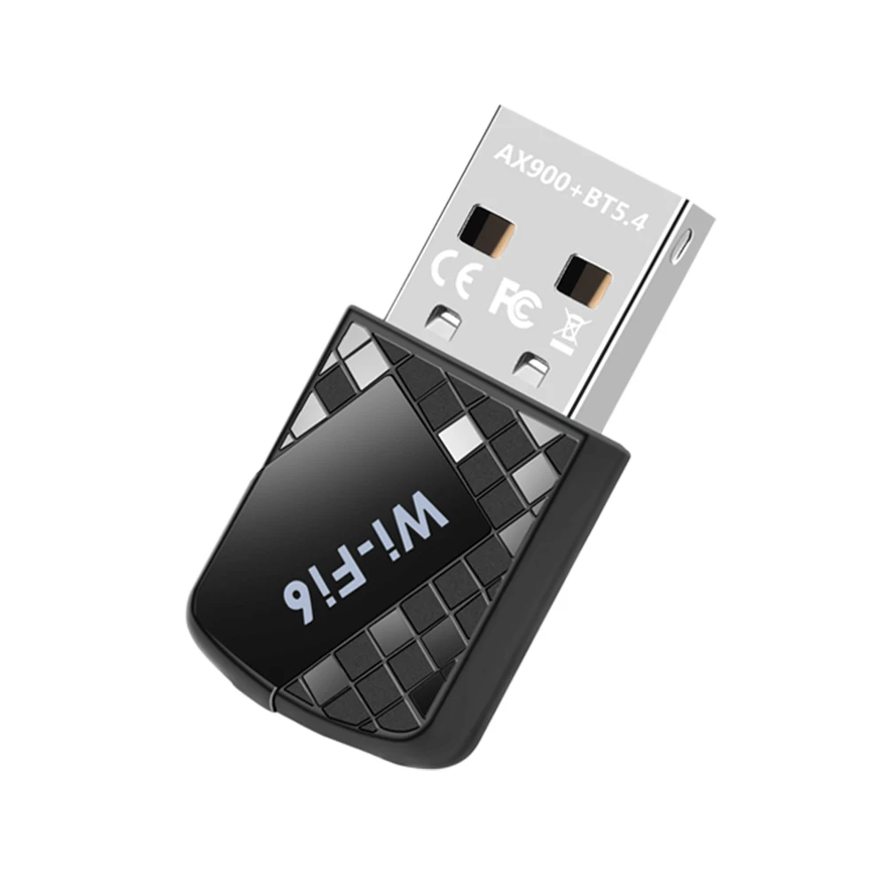 AX900 USB WiFi 6 Bluetooth 5.4 adaptateur 2 in1 Dongle double bande 2.4G & 5GHz USB WiFi réseau sans fil USB Wlan récepteur pilote gratuit