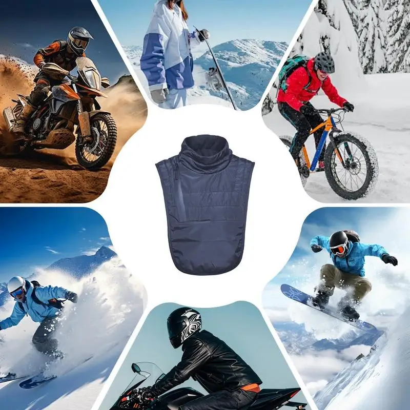 Demi-couverture de visage coupe-vent pour moto, cache-cou, cyclisme, hiver