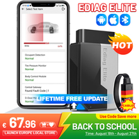 KINGBOLEN EDIAG ELITE All System OBD2 Scanner Car Diagnostic Tools 15 Reset Active Test CAN FD FCA Autoauth Lifetime Free Update