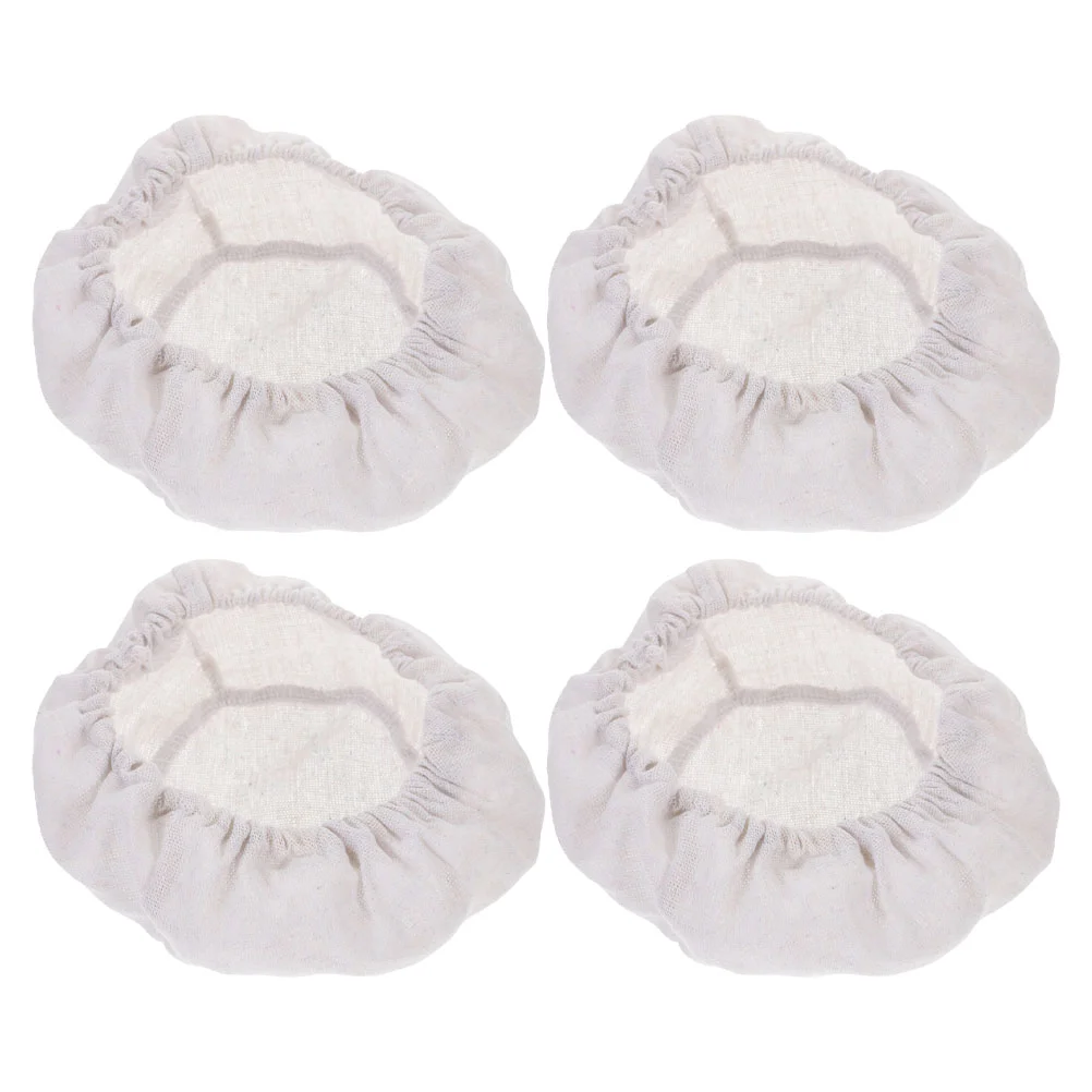 4 Pcs Sealed Tank Fermentation Cloth Cap Jar Lid Glass Covers Kitchen Bottle Jars Protectors Reusable Term Food Storage