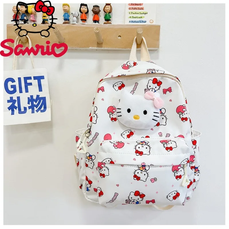  Hello Kitty Kuromi My Melody Cinnamoroll Lightweight Nylon Backpack Cute Cartoon Design Travel Casual Outings Polyester