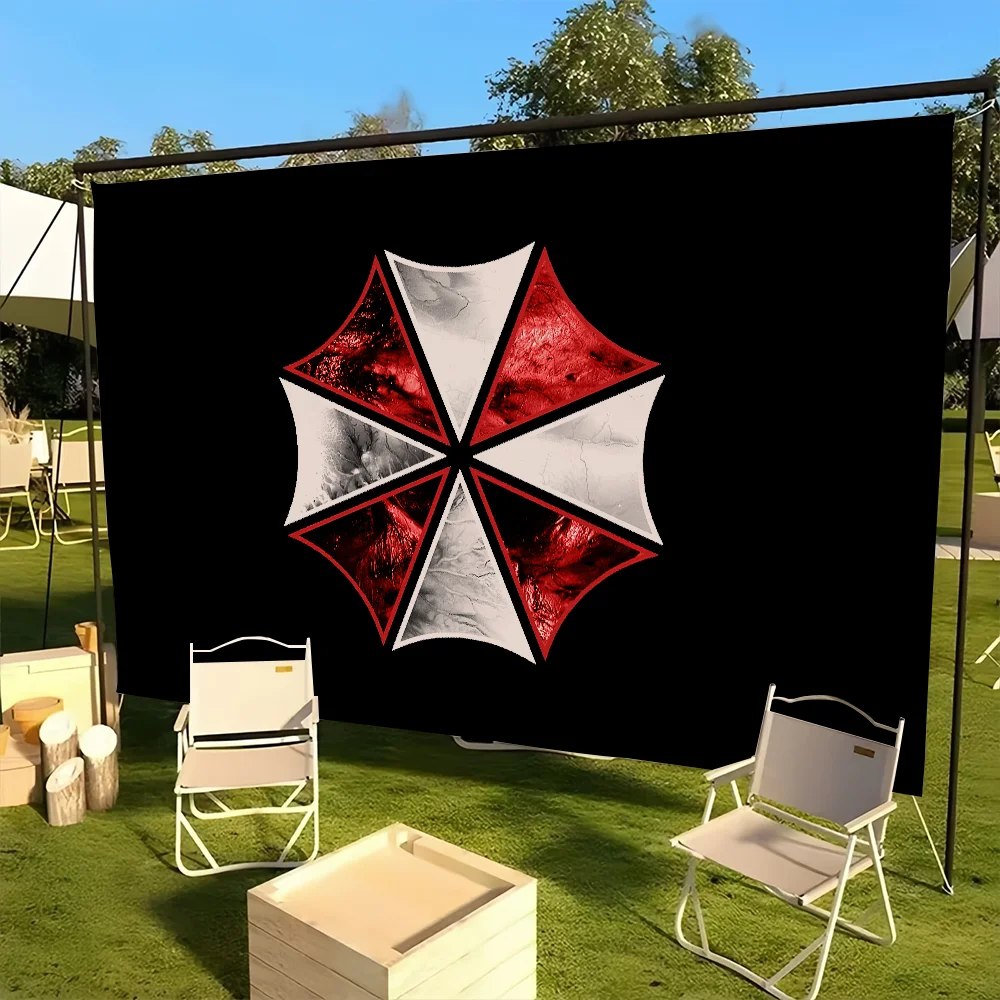R-Residents Game Evil flag For Picnic Party Camping Banner Outdoor Atmosphere Cloth