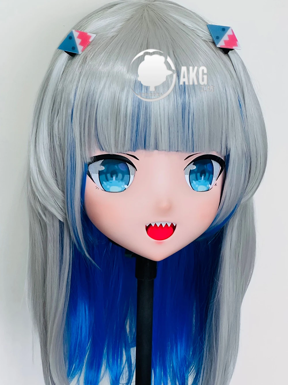 (AL101) Customize Character Crossdress Female/Girl Resin Half/Full Head With Lock Cosplay Japanese Anime Game Role Kigurumi Mask