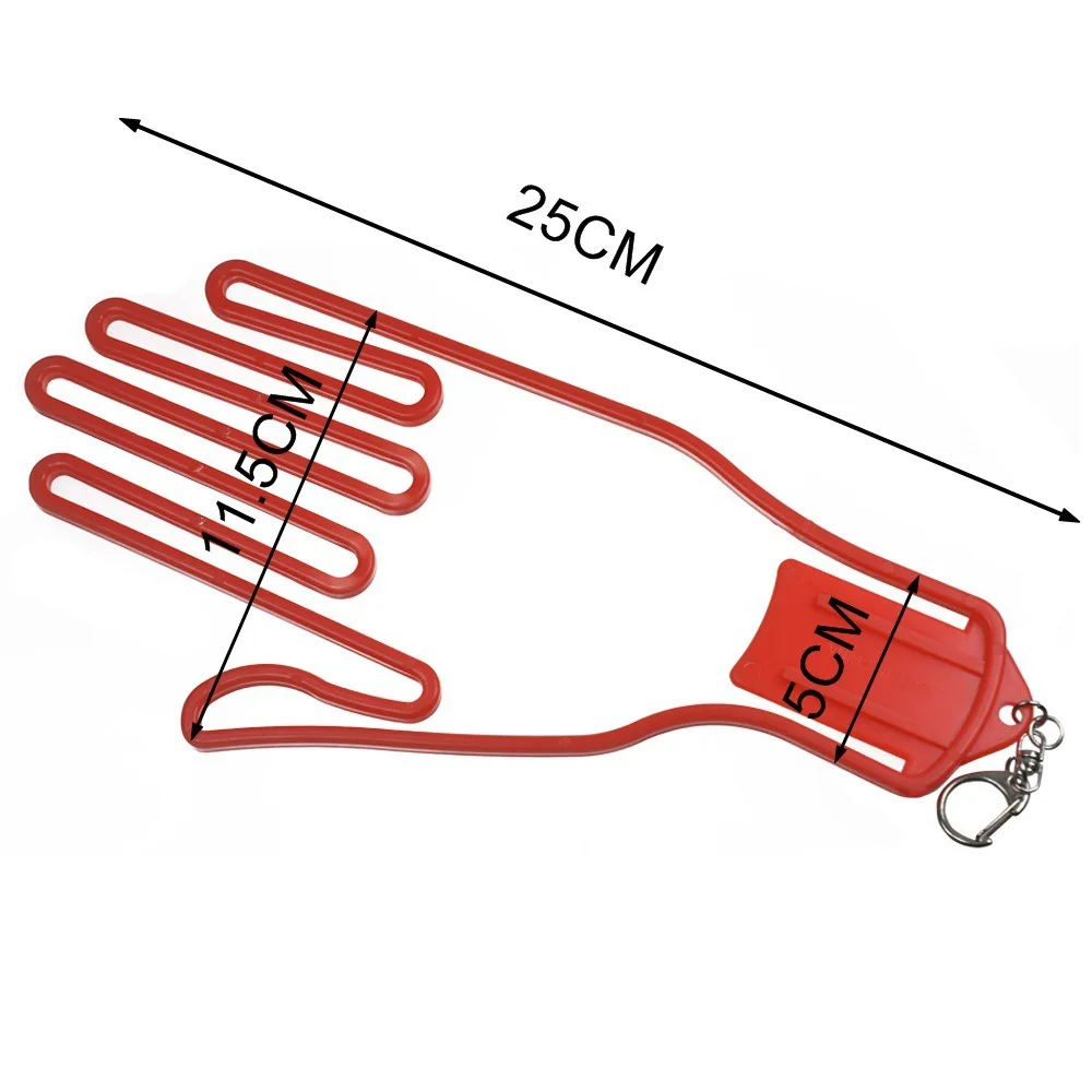 1 pçs luvas de golfe titular luvas de golfe maca ferramenta golfe engrenagem plástico rack secador gancho maca com alça