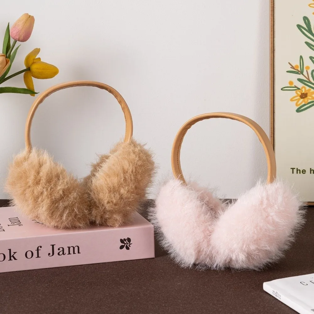 جديد لينة الأذن دفئا الباردة حماية طوي غطاء للأذنين الدافئة تقليد الأرنب الفراء واقيات الأذن النساء الرجال #2