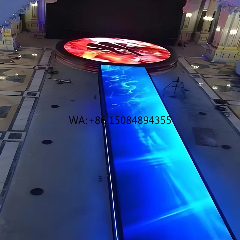 

Light LED Dance Floor Active Game Digital Indoor/Outdoor IP67 Rated P6.25/P3.91/P4.81 LED Floor Tile Screen Wayfinding Elevator