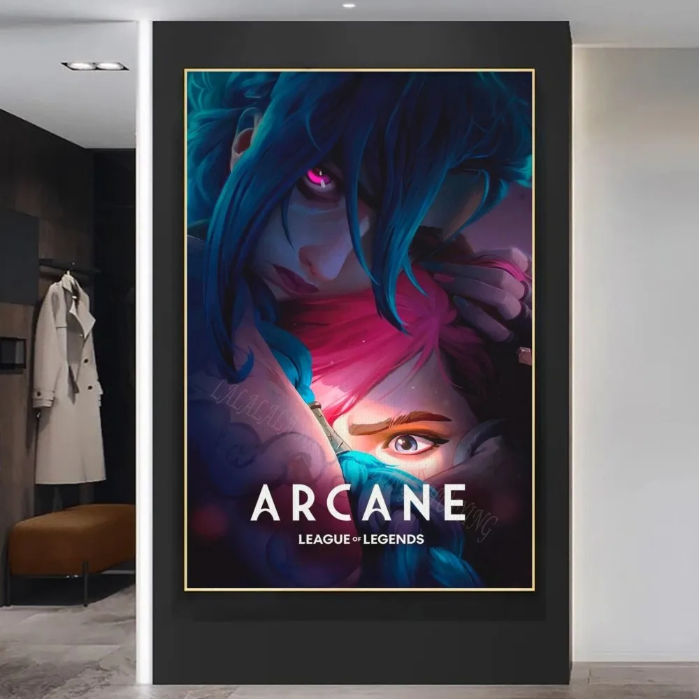 ARCANE Jinx أنيمي المشارك غرفة المعيشة المنزلي غرفة نوم بار مقهى ديكور فني