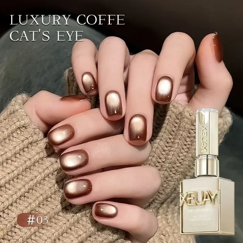 6Pcs Cat Eye Nail Gel Polish Set Magnetic Nail UV Soak Off Gelpolish Nail Primer Manicure Nails Gel for Exclusive Nail Supplies image 3
