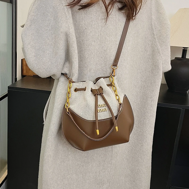 

Elegant Women Leather Luxury Shoulder Bag Designer Fashion Tote Crossbody Handbag For Modern City Dressing