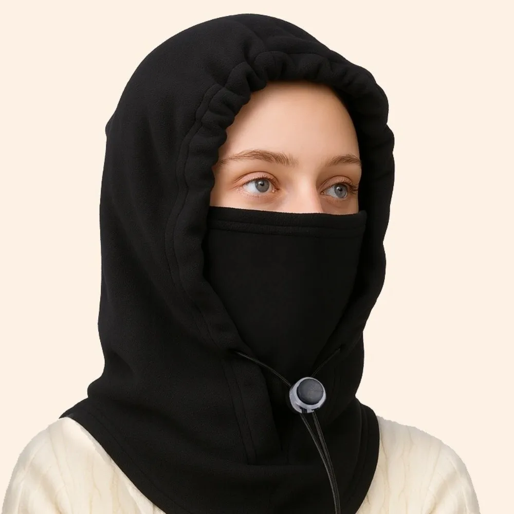 New Windproof Balaclava Hat with Mask Cold Proof Ear Protection Cap Warm Breathable Pullover Hats Winter
