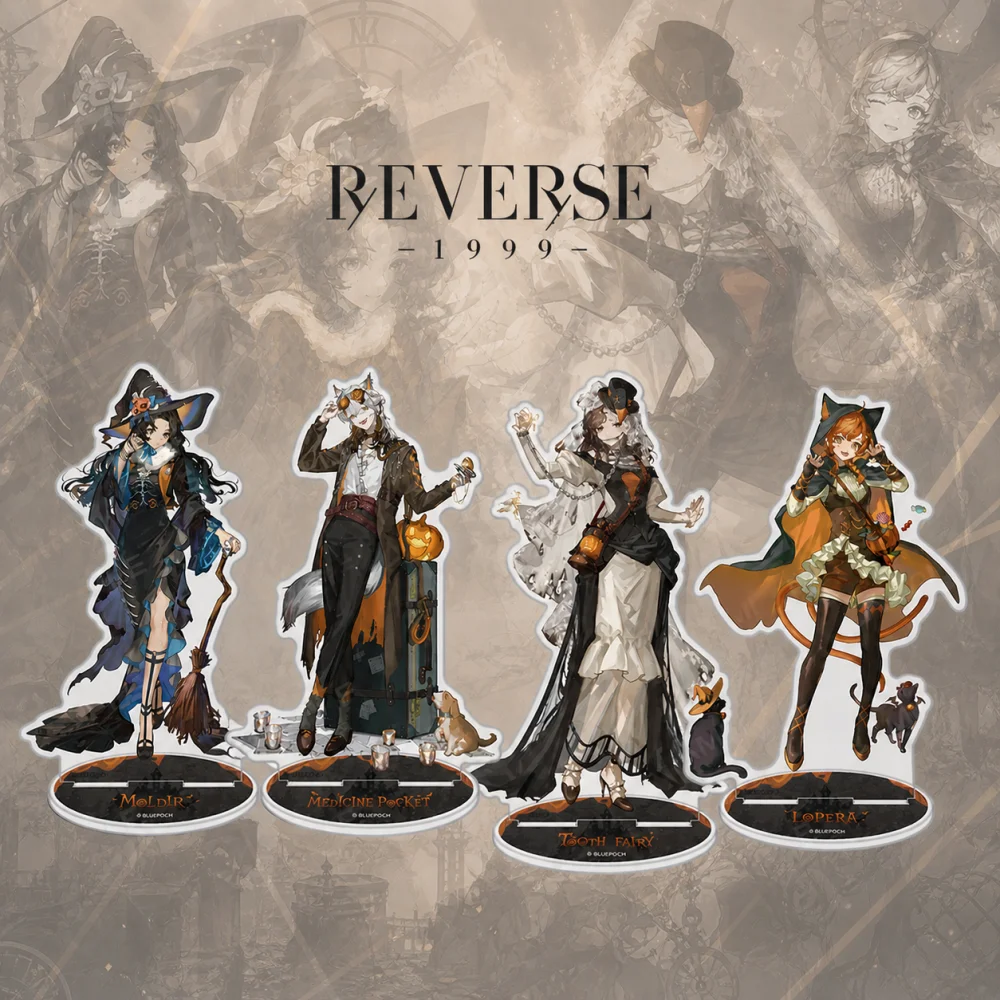 15cm Fantasy Game Reverse:1999 Acrylic Stand Vertin Sonetto Desktop Ornament Collectible Accessories Gift Key chains