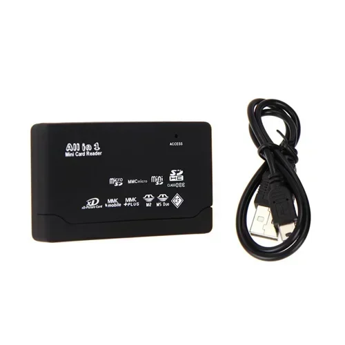 USB 2.0 Card Adapter Memory Card Reader TF CF XD MS MMC              Memory Card Reader Supports Casement 98/ 98SE/ME