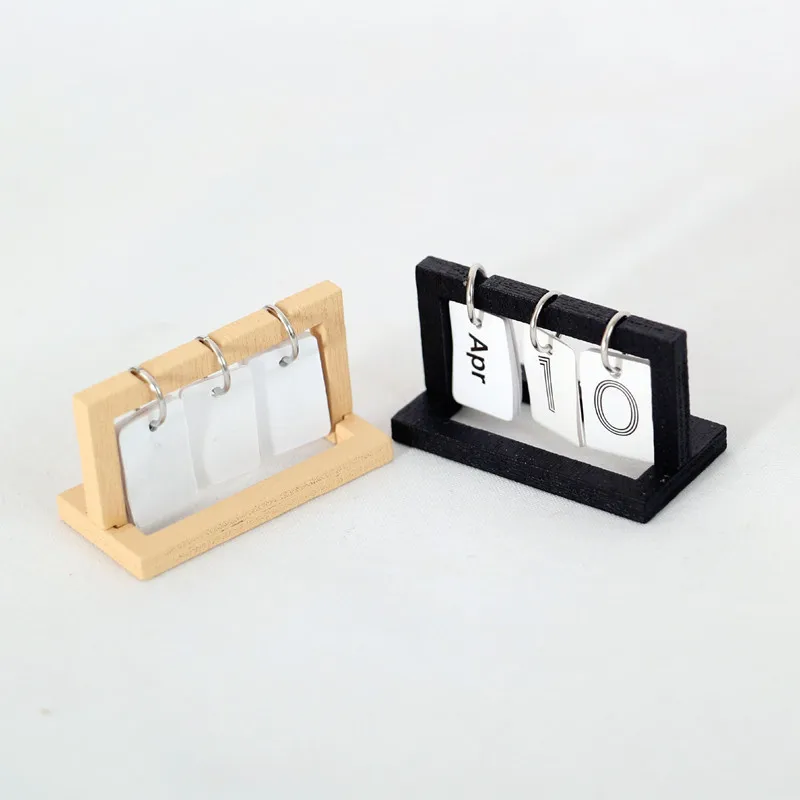 8picecs 1:12 Scale Dollhouse Miniature Flip Calendar 2025 Trendy BJD OB11 Doll Props Creative Living Room Bedroom Decor