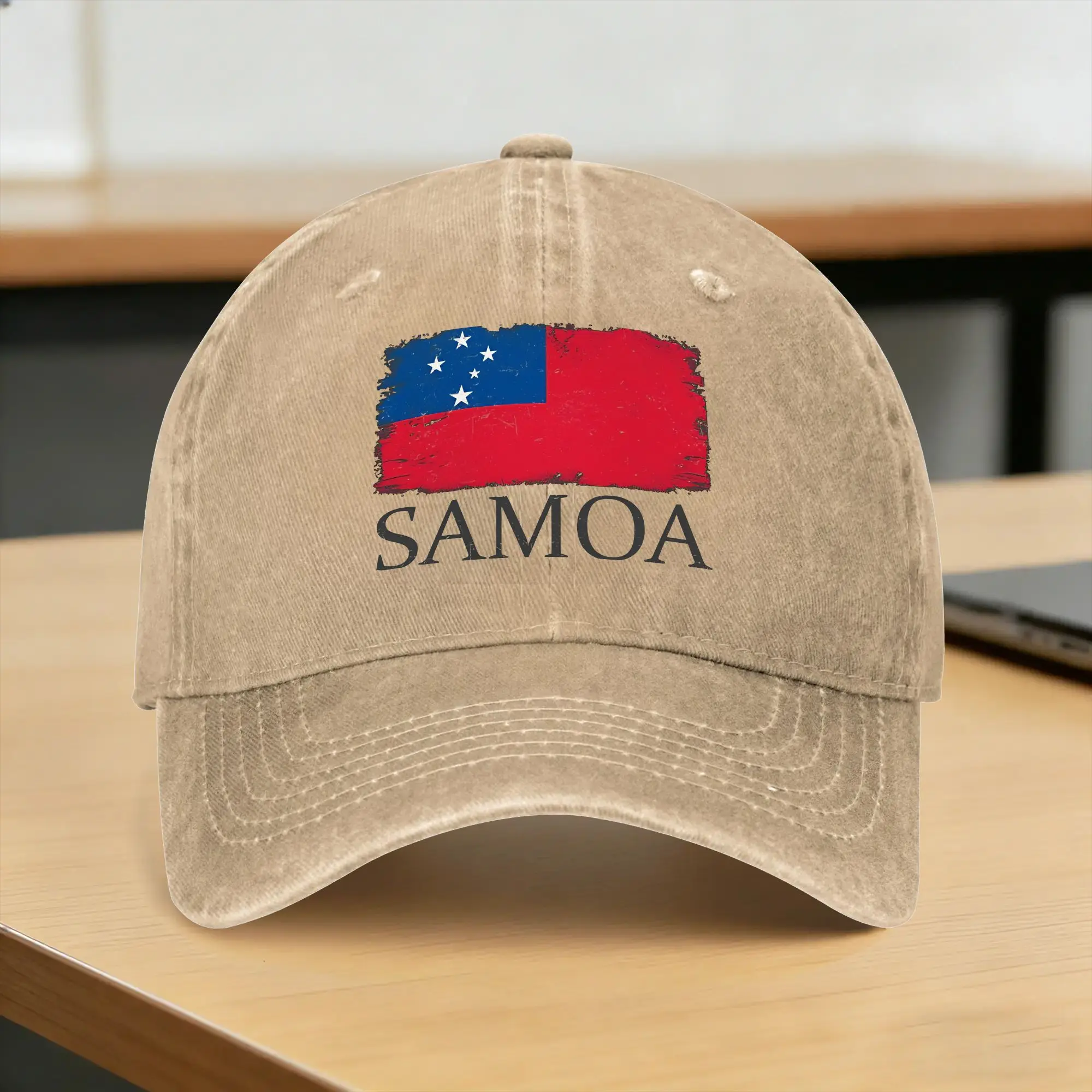 Samoa Country Flag Samoa Country Tourist Samoa Team  Baseball Cap Sun  Kpop Rock  Washed Hats Couple Women Classic Baseball Caps