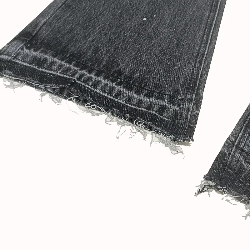 Owen Seak 남성 청바지 데님 코튼 남성 그라데이션 플레어 캐주얼 바지 가을 디자이너 럭셔리 긴 바지