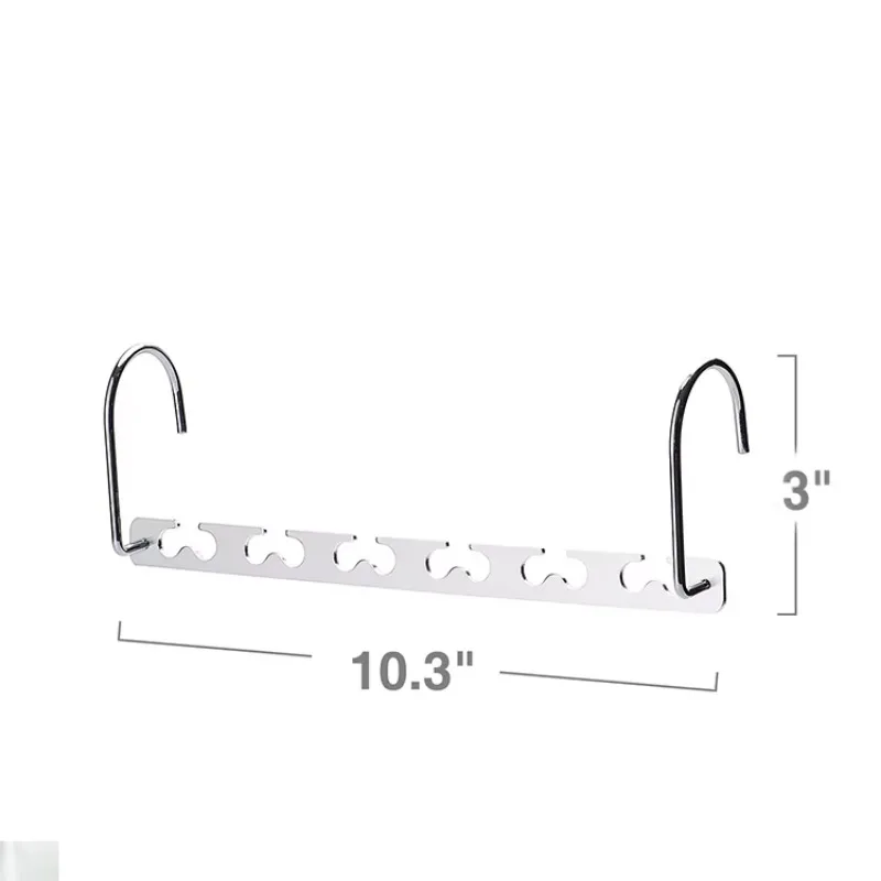 

Wholesale Metal Magic Hangers Multifunctional Metal Clothes Hanger for Space Saving and Storage