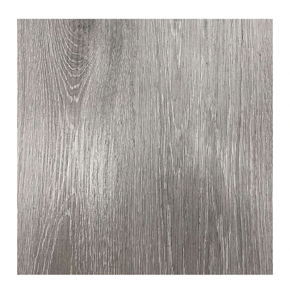 Gray Waterproof Vinyl Floor Tiles Wood Effect 10pcs 60x60x5mm ABS Material for Kitchen Bedroom Office Rental Apartment