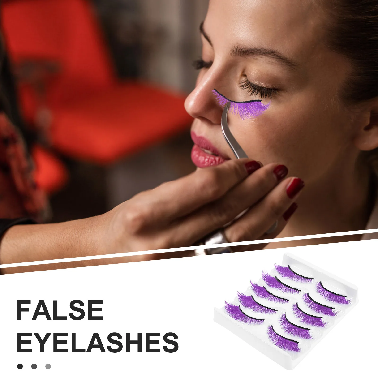 5 Pairs Natural Short Fake Eyelashes Realistic Lightweight Cluster Lash Extensions For Daily Wear Party Cosplay Halloween Makeup