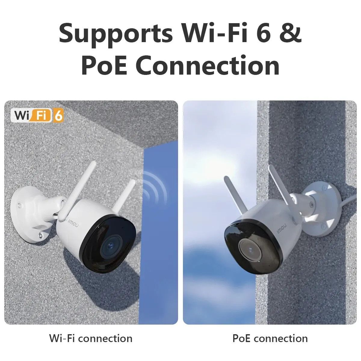 IMOU Bullet 3C 3MP5MP Wifi IP Camera Automatic Tracking Weatherproof AI Human Detection Outdoor Surveillance Security Protection