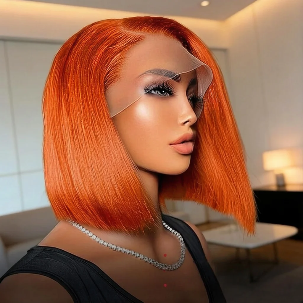 perruque-bob-droite-orange-vif-de-12-pouces-cheveux-humains-bresiliens-lace-front-13x4-densite-200-raie-laterale-coloree