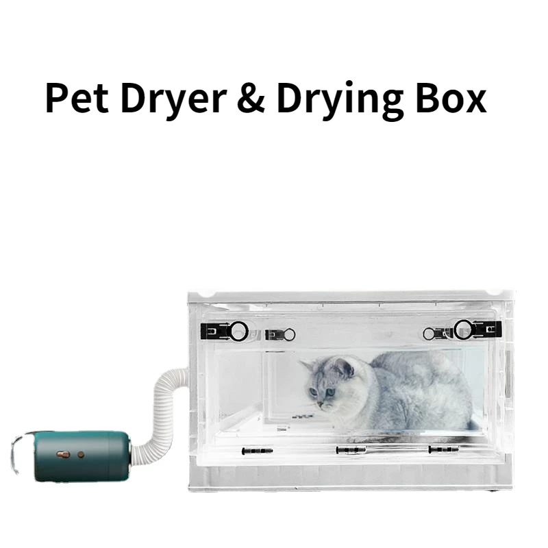 

Pet Drying Box Water Blower Small Cat and Dog Bath Hair Dryer Atomization Box Dog Hair Dryer Dryer Box Pet Cat Dryer