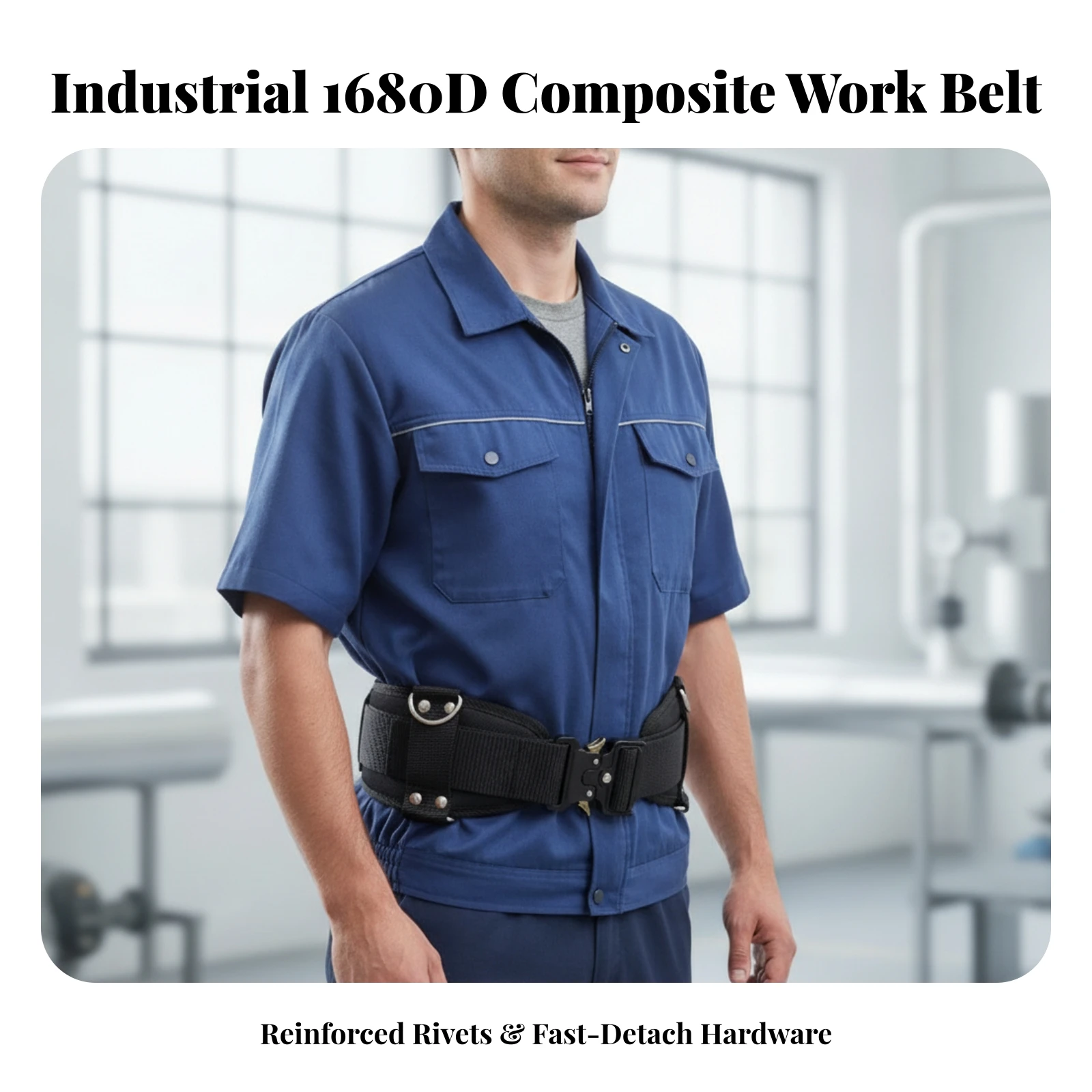 Electrician Tool Belt Reinforced Padded Tool Belt Ergonomic Comfortable for Electricians, Elevated Work, Outdoor Construction