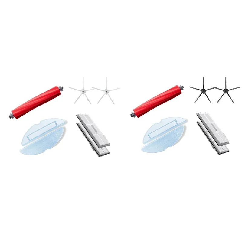 ملحقات بديلة مكنسة كهربائية Roborock-Robot ، فلتر Hepa قابل للغسل ، فرشاة جانبية ، قماش ممسحة ، S7 ، S70 ، S75 ، S7Max ، T7S