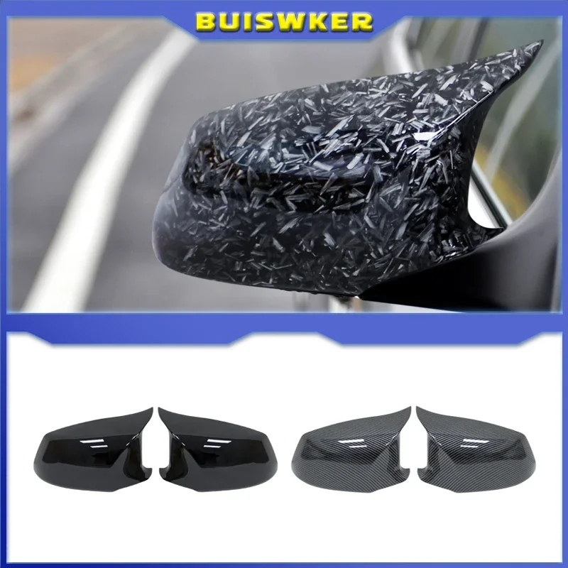 Car Rearview Mirror Cover Fit For Bmw 5 Series F10 F11 F18 Pre-LCI 2010-2013 Side Wing Mirror Cover Cap Car Styling Accessories