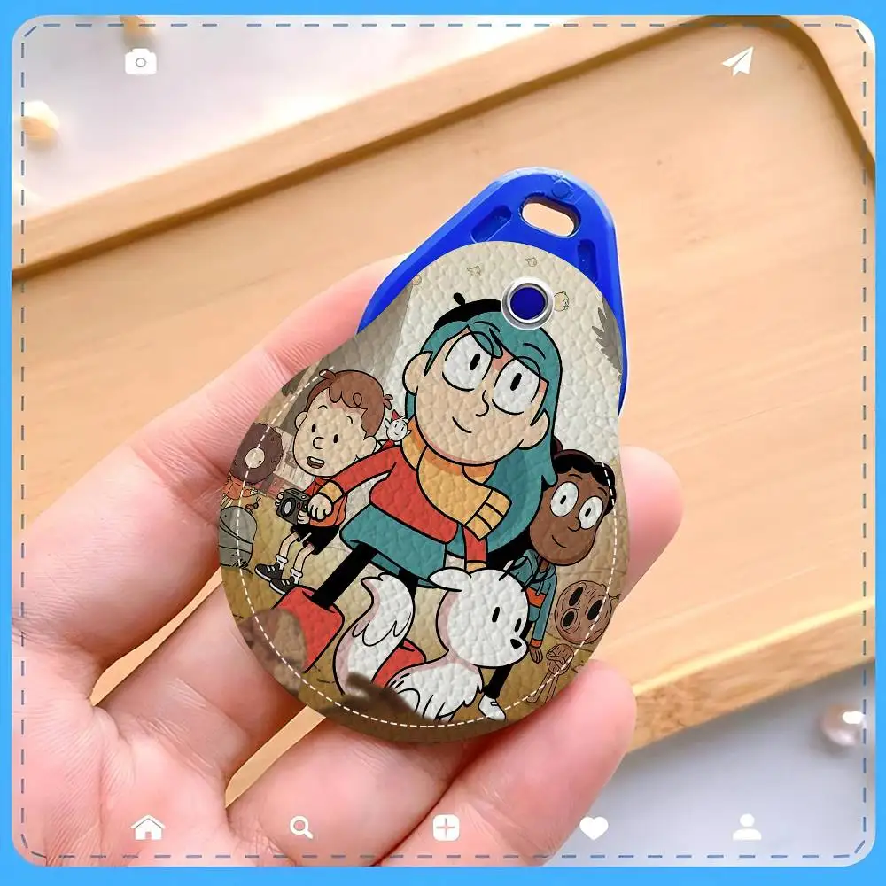 H-Hilda الكرتون فتاة لطيف Waterdrop Acc حامل بطاقة التحكم التعريفي حافلة مصعد الغطاء الواقي طالب مادة البولي يوريثان #6