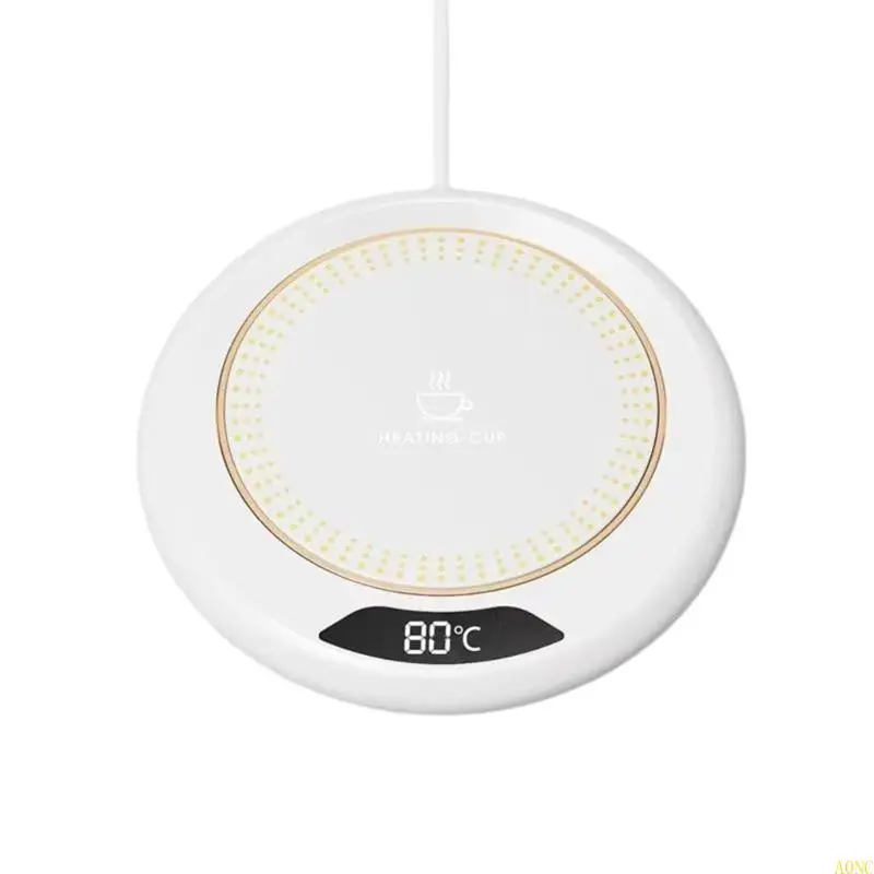 A0NC Electric Coffee Mug Couster для офисного стола теплее тарелка чайная вода молоко
