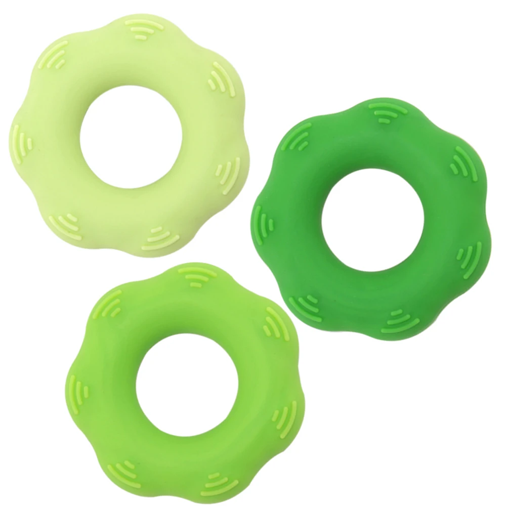 

3pcs Hand Strengthener Silicone Trainer Massage Rings for Pressure Relief Wrist Grip Exercise Portable Fitness Gadgets