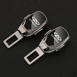 Car seat belt locker carabiner extender insurance belt insert buckle for CHERY TIGGO 3 4 7 PRO with logo car accessories