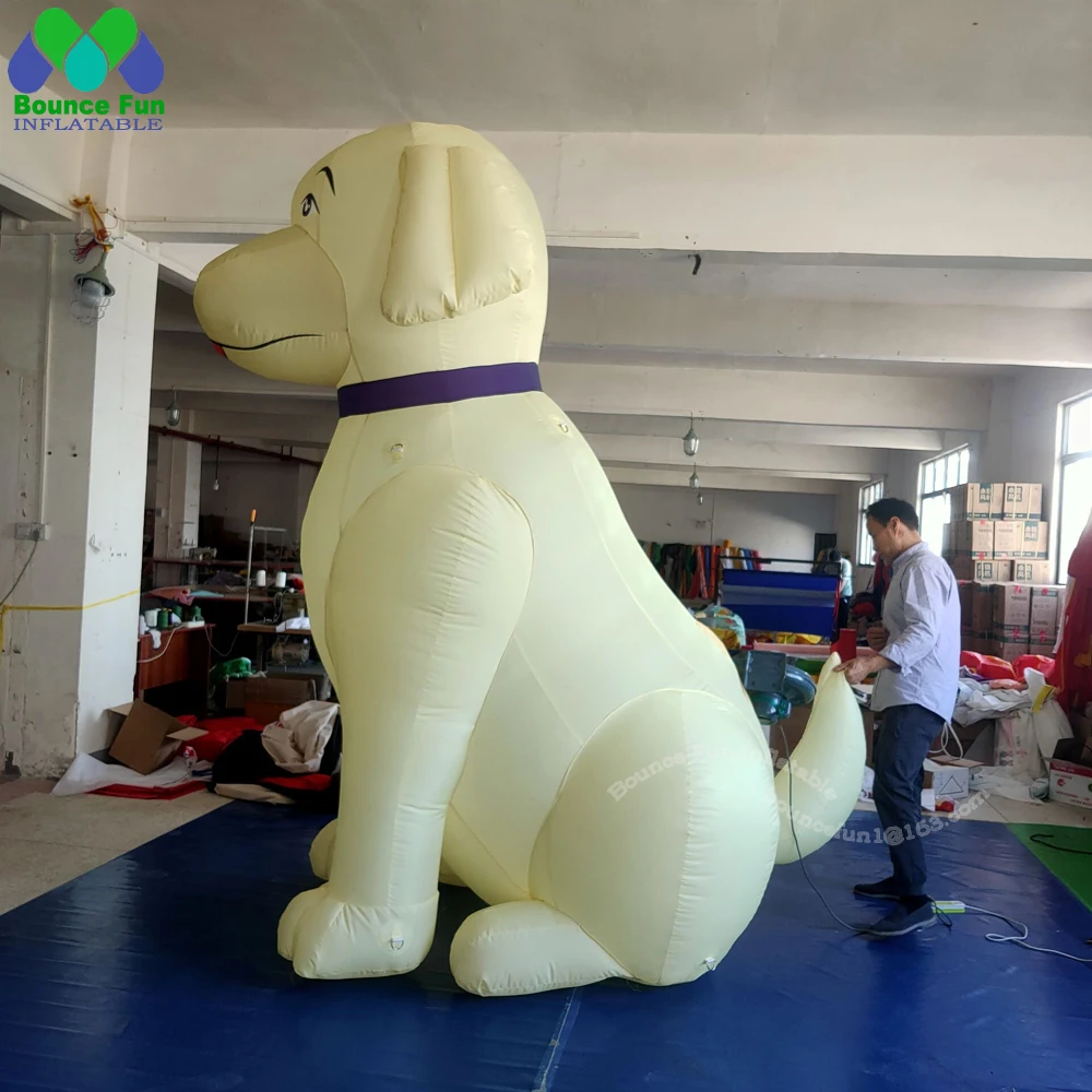 Dibujos animados de animales inflables para publicidad al aire libre, modelo de perro inflable gigante personalizado para eventos de promoción a precio competitivo