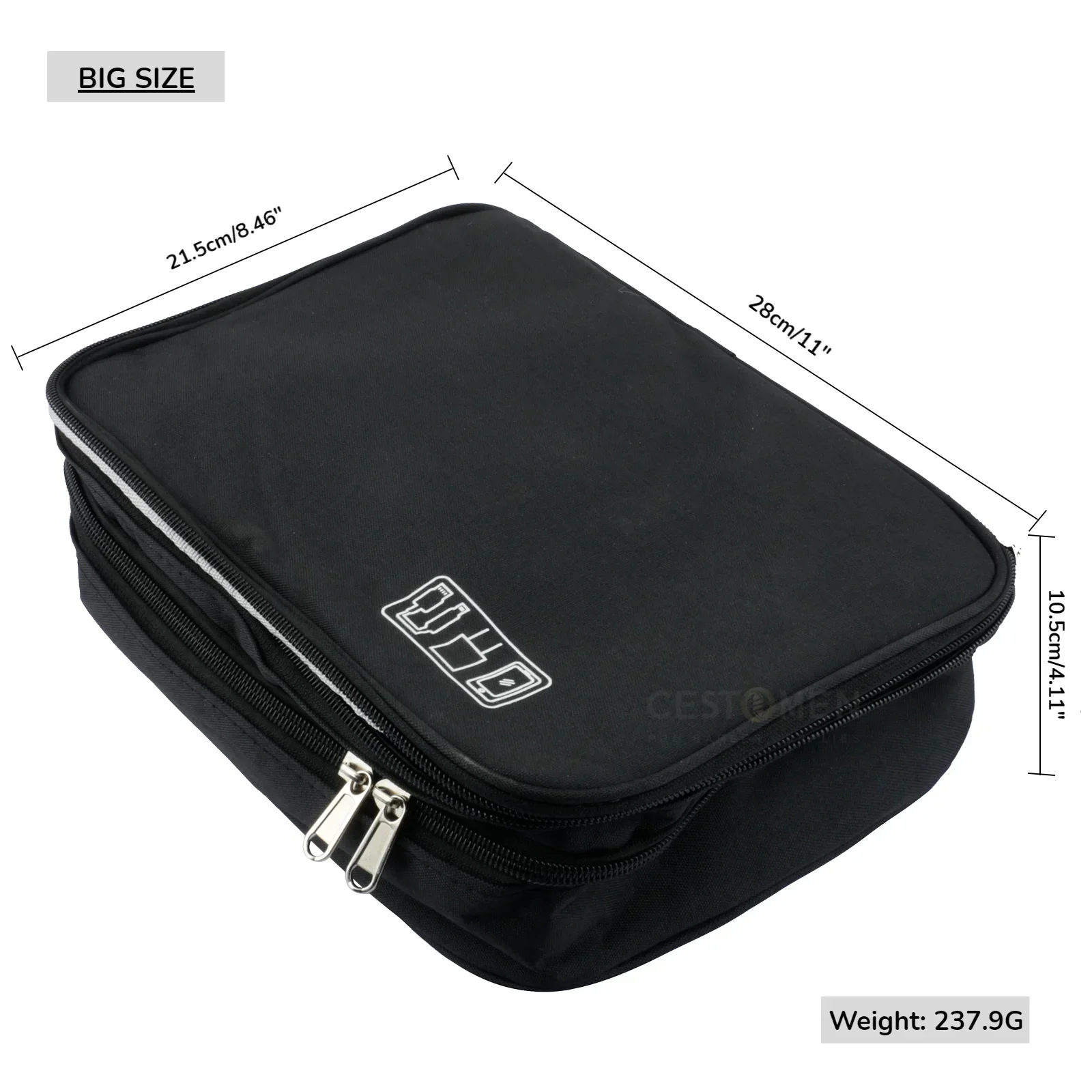 Salon Barber Multi-Layer Storage Handbag, Large Capacity