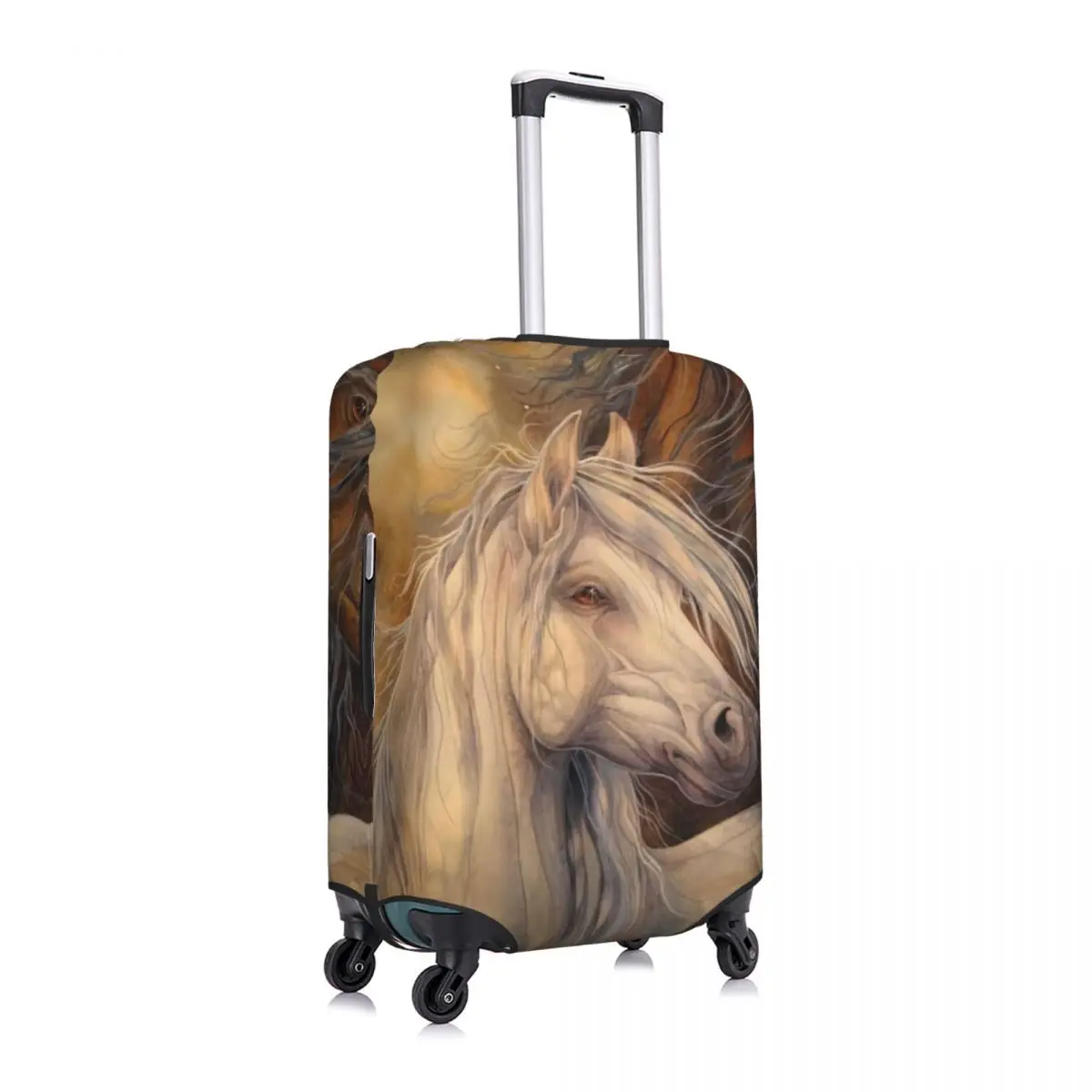 Horses Print Luggage Protective Dust Covers Elastic Waterproof 18-32inch Suitcase Cover Travel Accessories