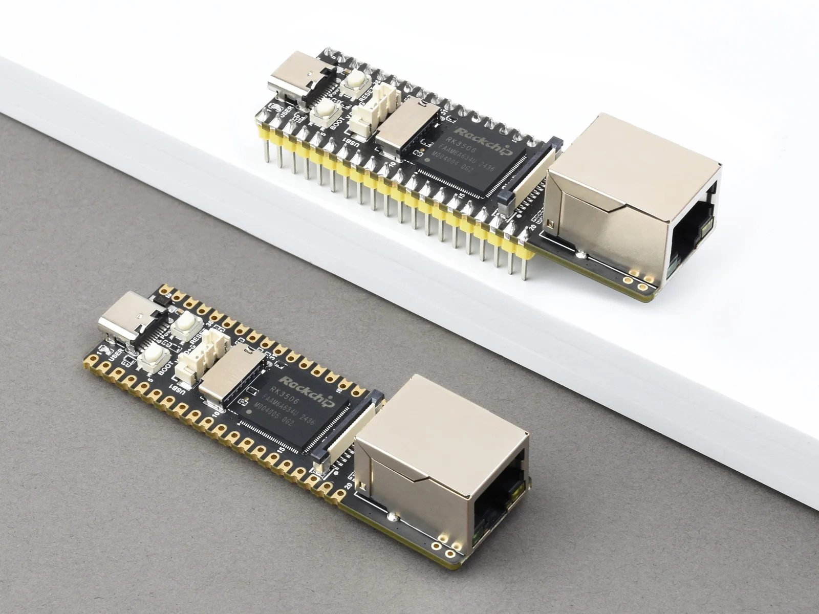 Placa de micro desenvolvimento Linux Luckfox Lyra Plus RK3506G2, integra processadores Tripe-core ARM Cortex-A7 e ARM Cortex-M0, com
