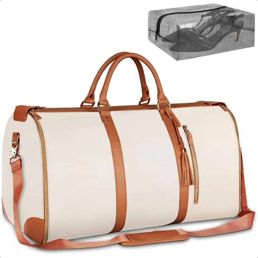 

Ytonet Garment Bags for Travel Convertible Carry on Garment Bag Large Duffle Bags for Women 2 in 1 Hanging Suitcase Suit Water