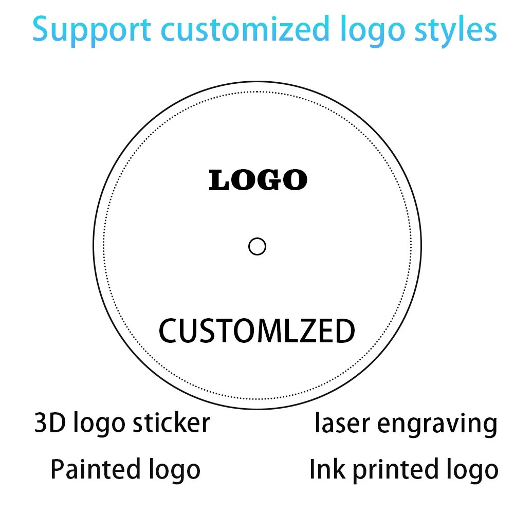 Support logo dial customization and watch parts, laser engraved logos, 3D textured logos, painted logos, personalized logos