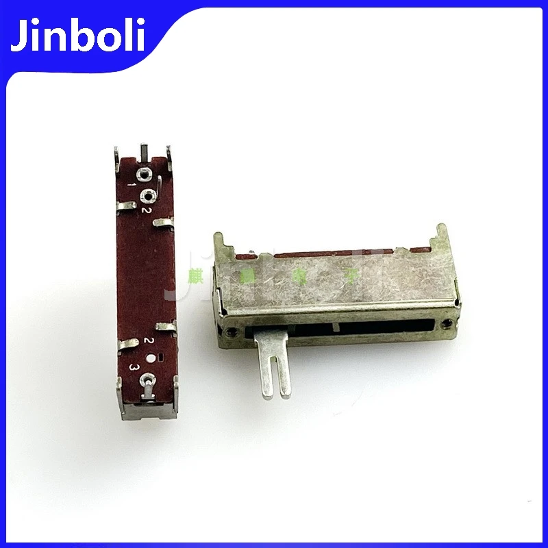 2PCS 35mm Single 3Pins A50K Straight Sliding Potentiometer Mixer Sound And Light Control Fader Sliding Stroke 20mm