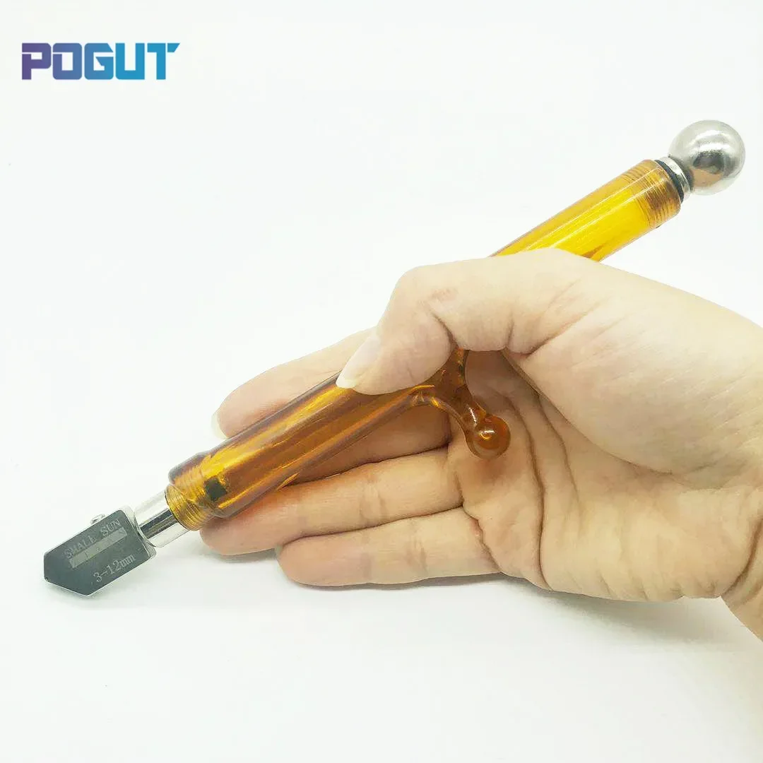 Pistol Grip Glass Cutter 3-12mm Custom-grip Stained Glass Cutting Tool