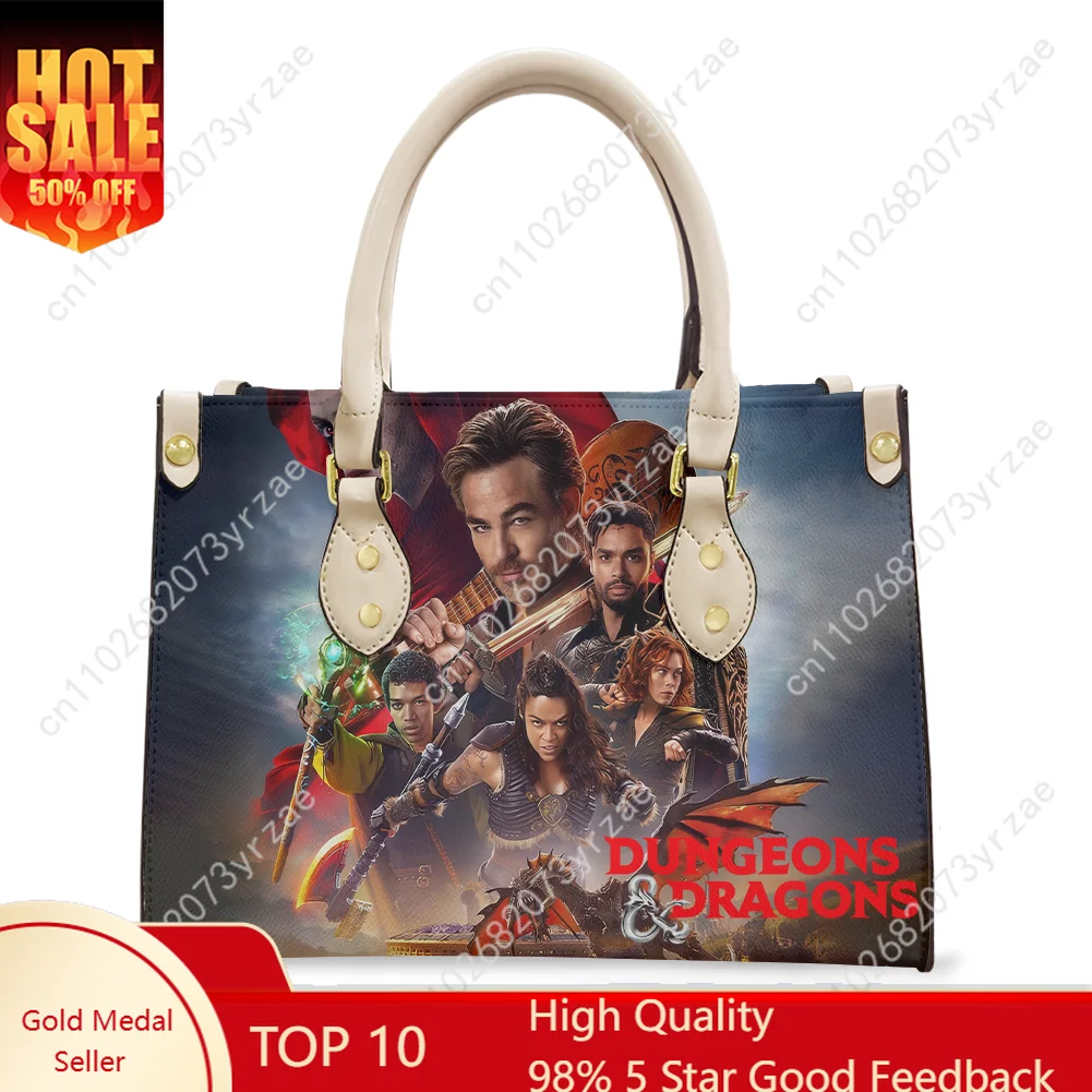 

Dungeons Dragons Handbag Mens Womens Personalized Patterns Tote Bags Shoulder Bags Business Commuter Purse Custom Made Bags
