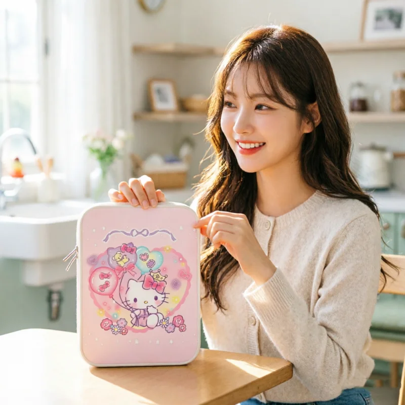 

Cartoon Character Storage Bag Hello Kitty 10 11 12 13 14 15 Inch Tablet Bag Laptop Sleeve Bag for Macbook Students Holiday Gifts