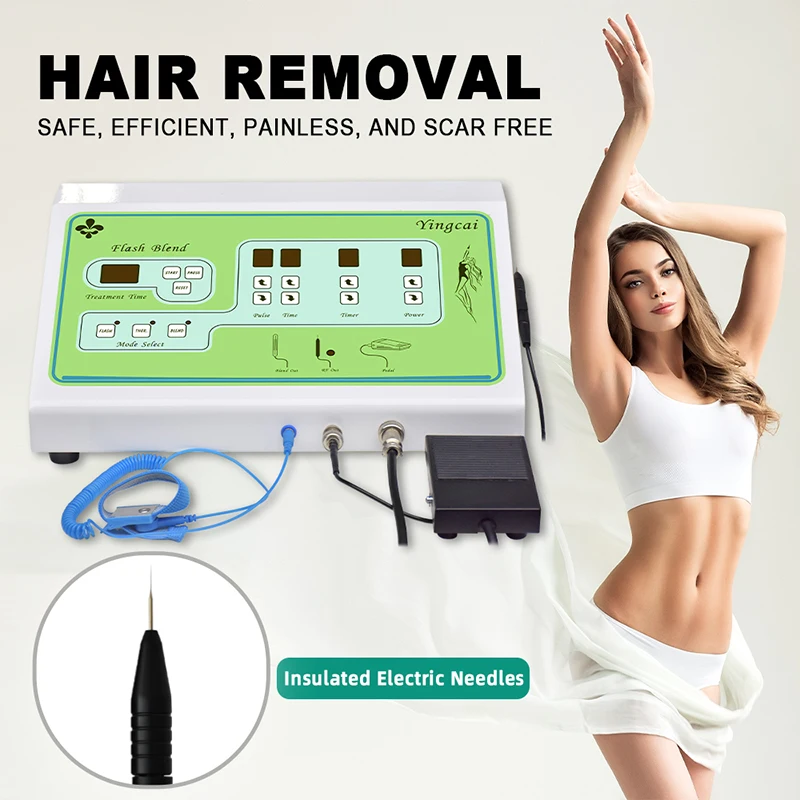 2026 Portable Hair Removal Device Painless Electrolysis Machine Electric Needle Hair Removal for Salon with CE ROHS