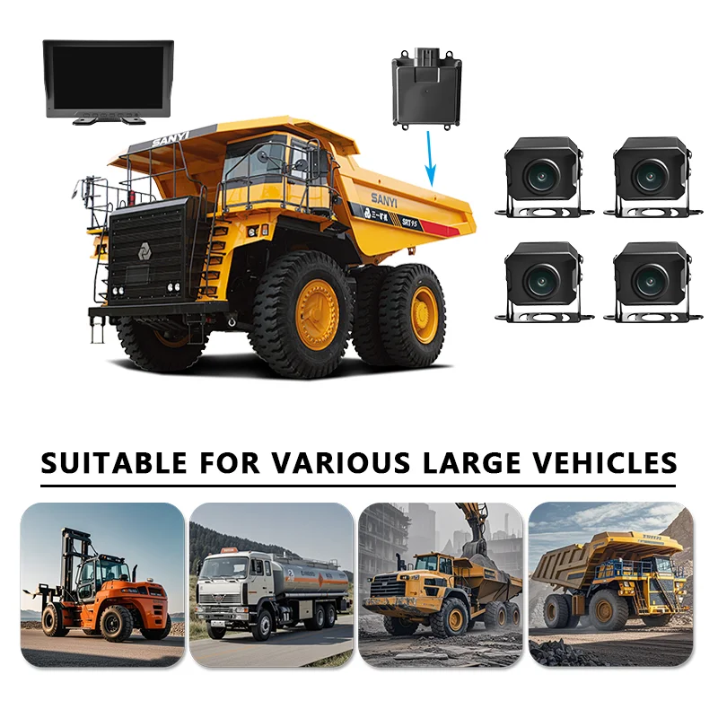 BSD Anti Collision Warning System MOIS BSIS 77ghz Radar Detector Kit Car Truck Monitoring For Forklifts RVs